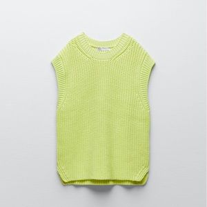 Cotton blend net vest and shorts